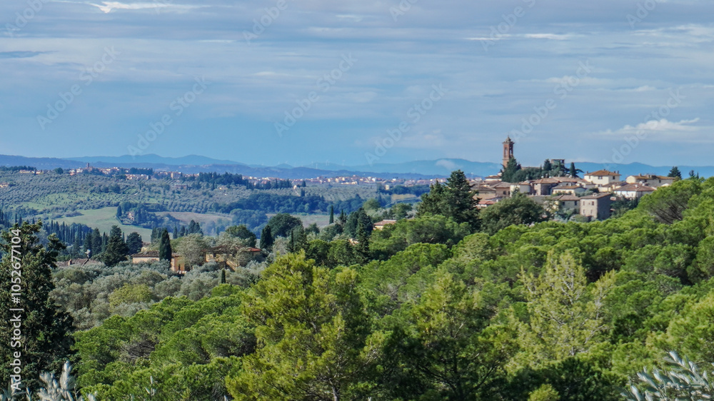 These landscapes illustrate the natural beauty of Tuscany in warm autumn colors. These landscapes illustrate the natural beauty of Tuscany in warm autumn colors.