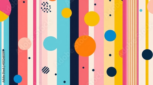 A playful geometric pattern...
