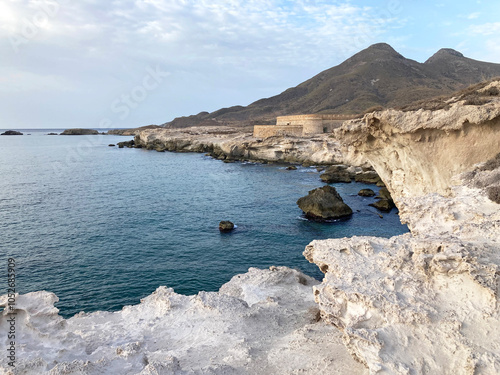 playa del arco escullos cabo de gata nijar costa de almería fuerte de san felipe IMG_7808-as24 photo