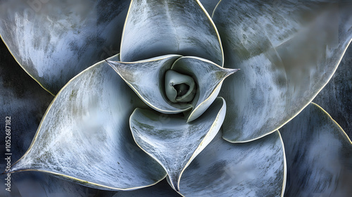 Captivating Close-Up of the Welwitschia (Welwitschia mirabilis) Against the Majestic Desert Background photo