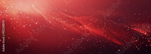 Abstract Red Swirling Background With White Specks
