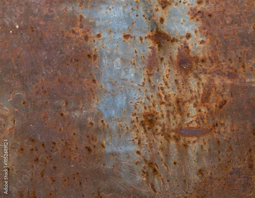 red brown rusty metal grunge wall background