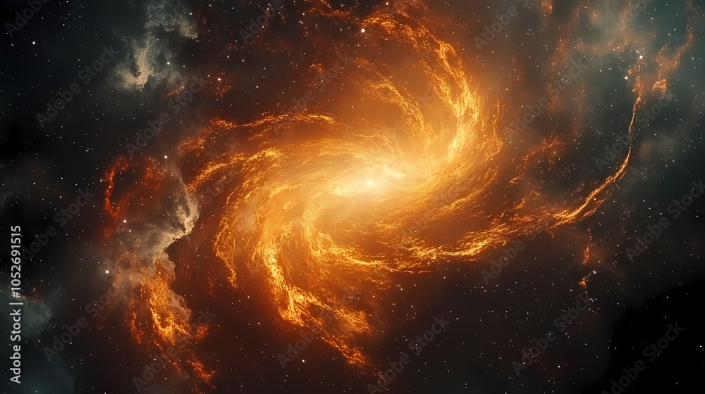 Galaxy background. Galactic Nebula. Illustration Galaxy background. Galactic Nebula. Illustration