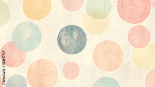 A retro polka dot pattern i...