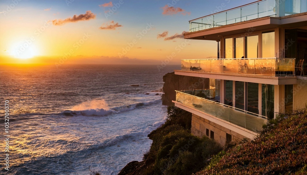 Fototapeta premium Beautiful House for living with nature landscapes and beauty