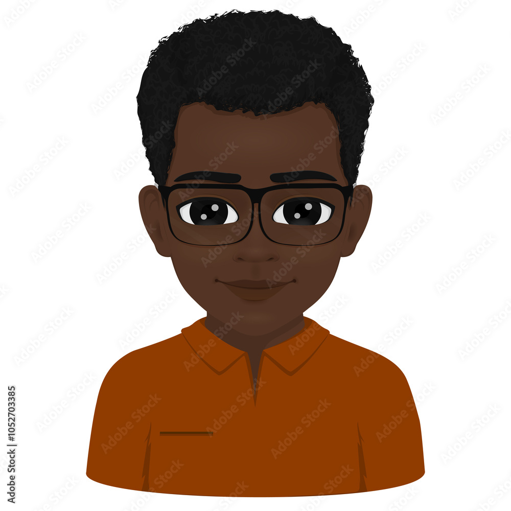 portrait of african male student