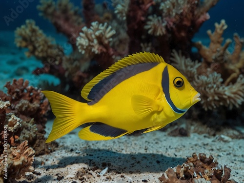 Foxface rabbitfish in Queensland. photo