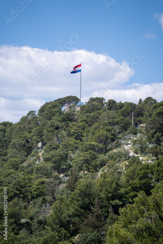 Peak of Marjan Hill Forest Park Split, Croatia