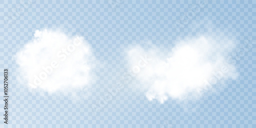 Blue sky cloud. Nature sky beautiful blue and white clouds texture background. Vector heaven landscape for cards, poster cover or design interior