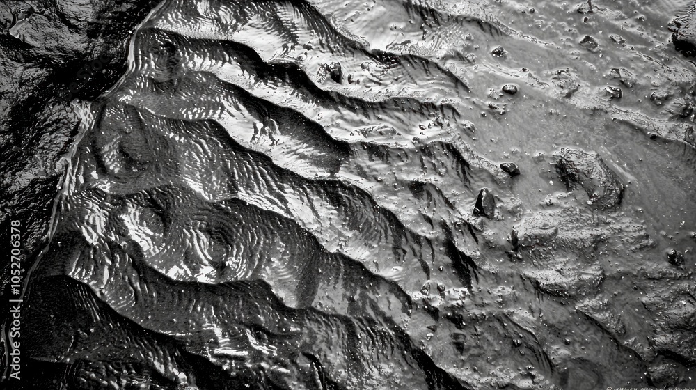 Abstract Black & White Textured Background Abstract Black & White Textured Background