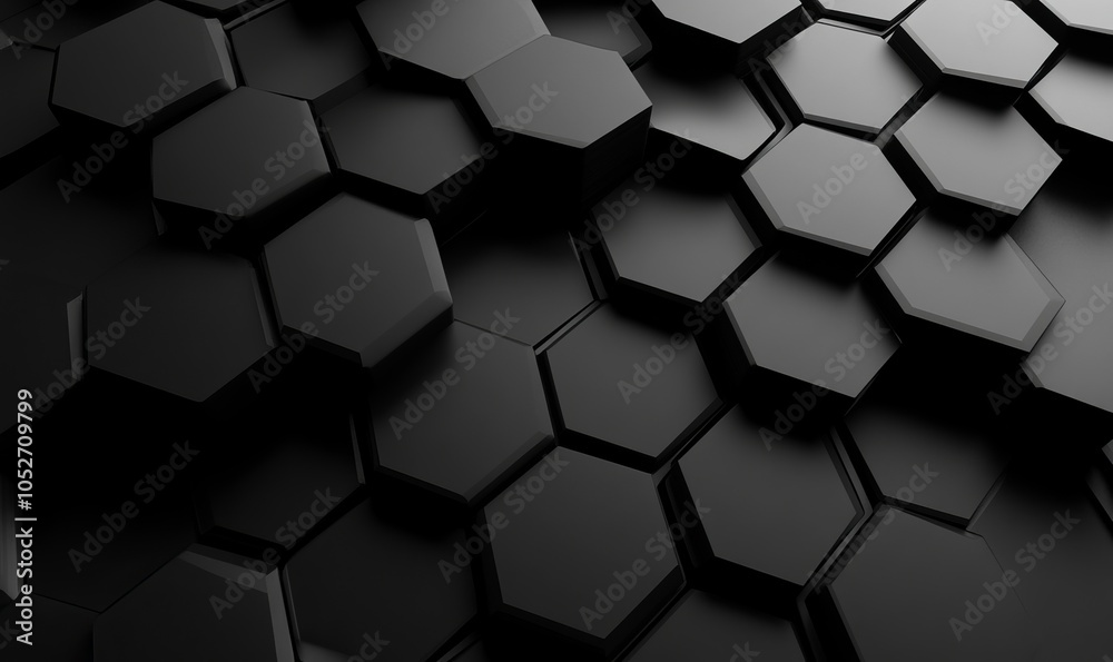 Abstract background with hexagons Abstract background with hexagons