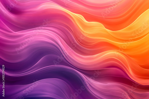 Wallpaper Mural Abstract gradient background with warm sunset-inspired shades of orange, pink, and purple, blending seamlessly with smooth, flowing transitions for a soft, calming effect.
 Torontodigital.ca