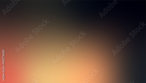 Yellow Black Gradient Background Vector Illustration