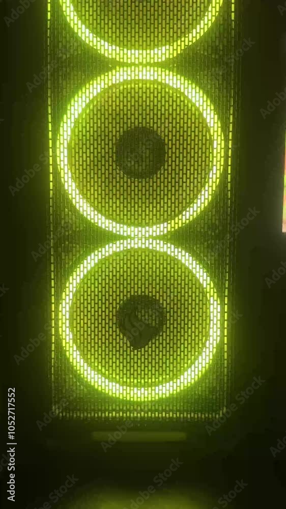led de turbina de computador 