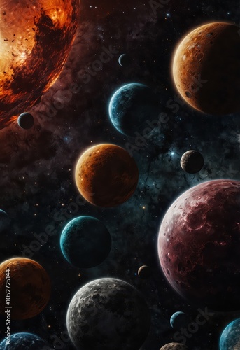 planet in space