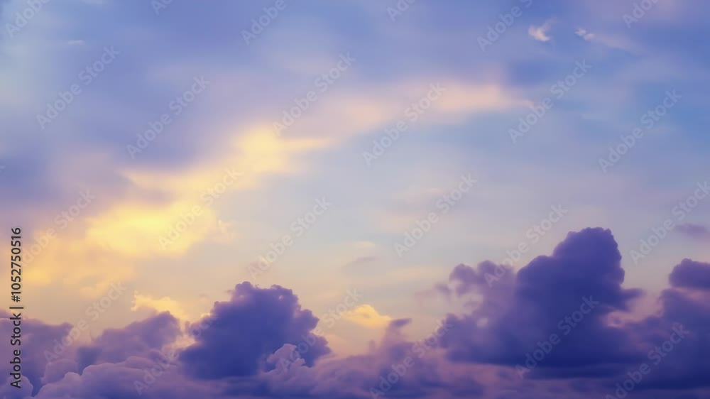 Dreamlike clouds swirl in a vibrant sunset sky, showcasing surreal colors and dynamic formations as they move across the horizon Dreamlike clouds swirl in a vibrant sunset sky, showcasing surreal colors and dynamic formations as they move across the horizon