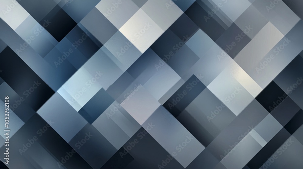 A sophisticated geometric background with overlapping diamond shapes in cool grays and blues, ideal for luxury branding and elegant designs A sophisticated geometric background with overlapping diamond shapes in cool grays and blues, ideal for luxury branding and elegant designs
