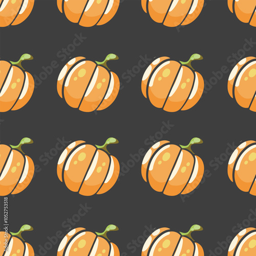 Happy Halloween pattern. Vector illustration. 