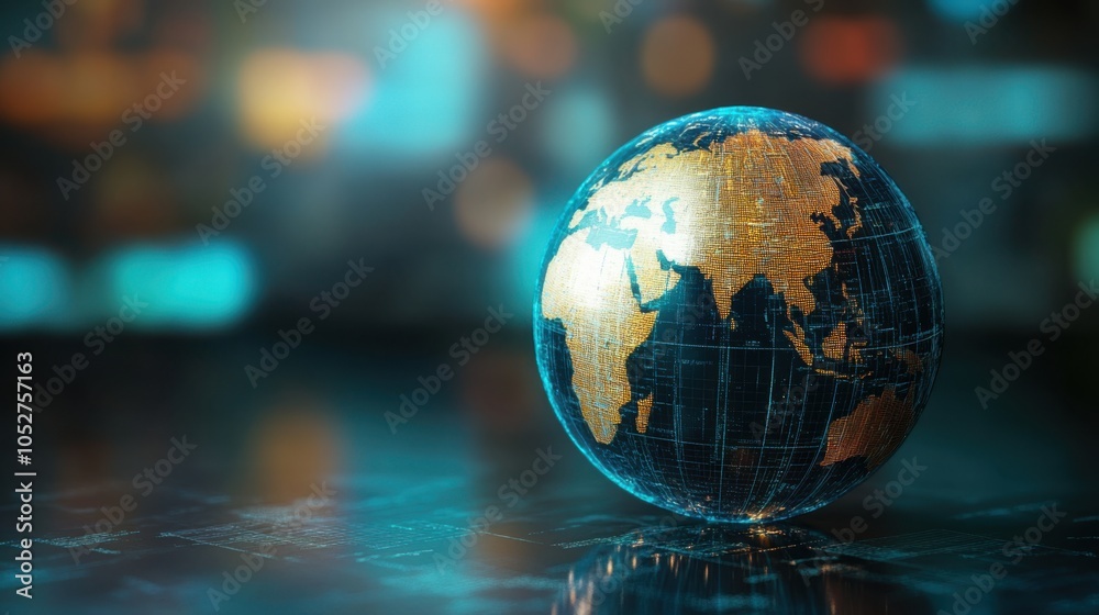 A globe with the IMF logo overlay, representing global financial support. A globe with the IMF logo overlay, representing global financial support.