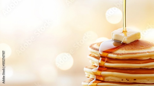 Wallpaper Mural syrup butter top stack pancakes banner aliased ever created sweets morning morningstar heavily thick neck stove golden white robes Torontodigital.ca