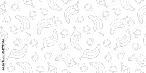 chili pattern Background. vintage chili background. pepper pattern background. chili doodle pattern background. hot chili pattern background.