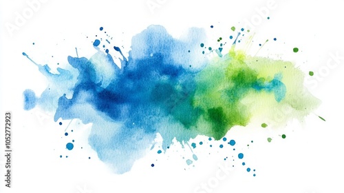 A vibrant watercolor splash...