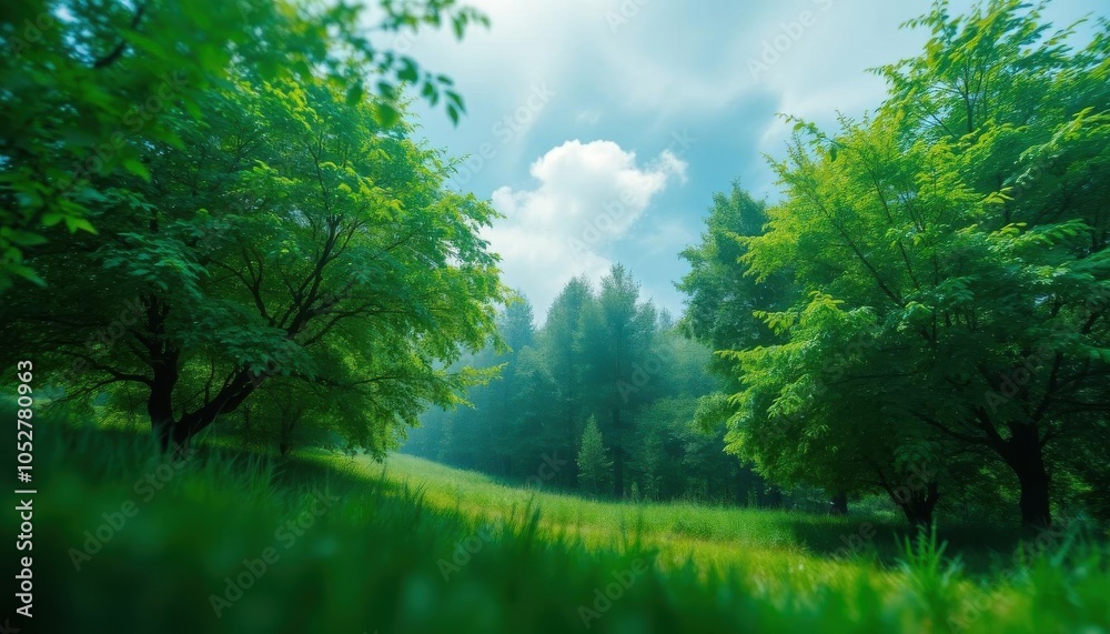 a field with a sky background and a few clouds a field with a sky background and a few clouds