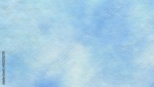 Blue Pastel Watercolor Paint Background: Splash and Texture Art with Brush Splashes and Patterns