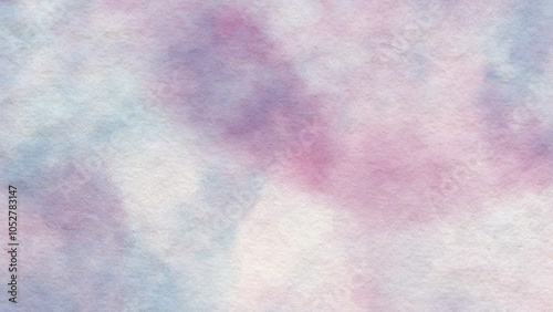 Textured Paper with Rainbow Watercolor Wash Background