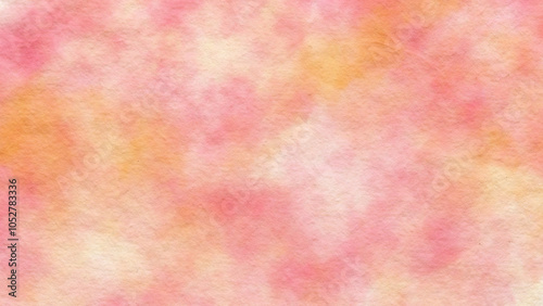 Abstract Watercolor Paint: Textured Paper and Pastel Colors