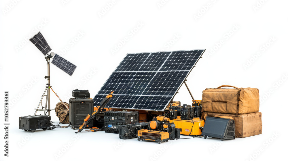 Mastering Your Renewable Energy Setup With A Solar Panels Wiring And Charge Controller Wiring Diagram Tutorial - A modern renewable energy setup featuring solar panels, a wind turbine ...