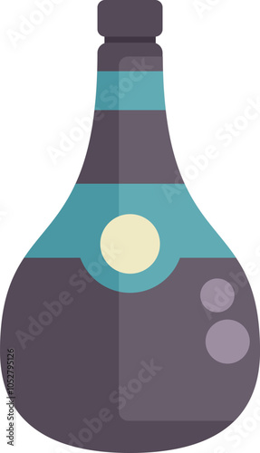 Bottle of champagne stands ready to be opened for a celebratory toast, representing joy and festivity