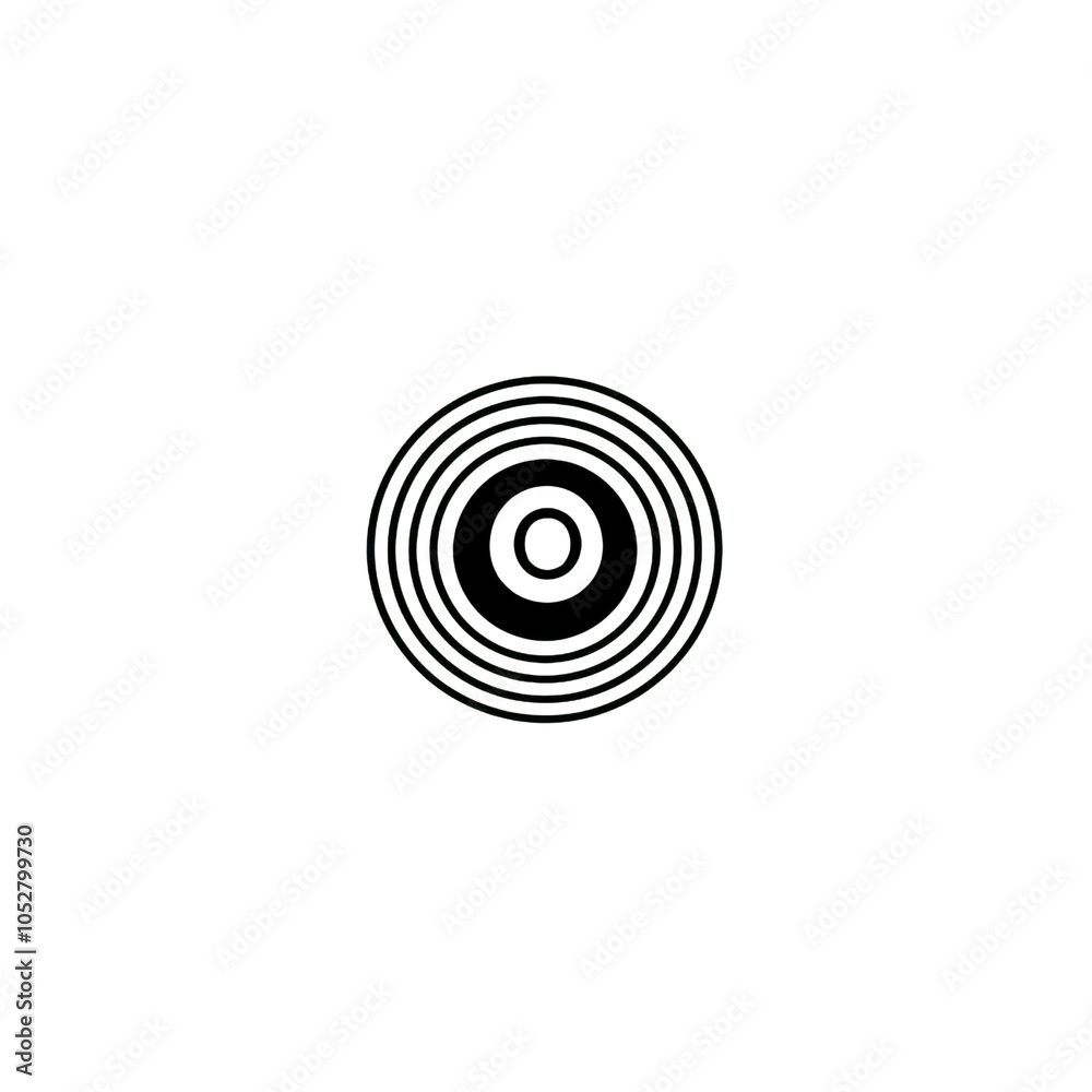 Abstract concentric circle design Abstract concentric circle design