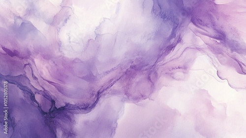 An abstract watercolor text...