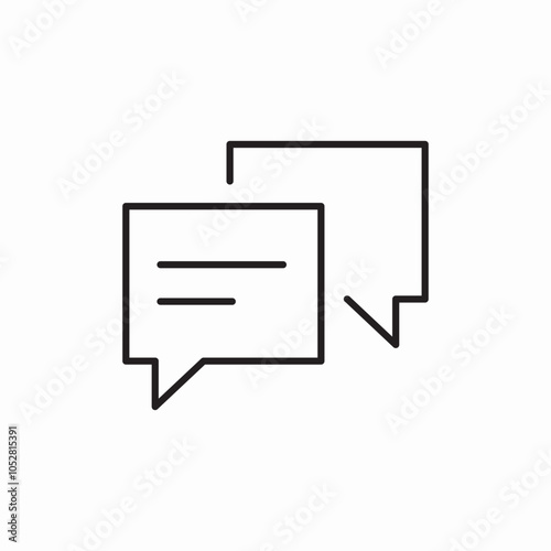 talk speech bubble icon sign vector