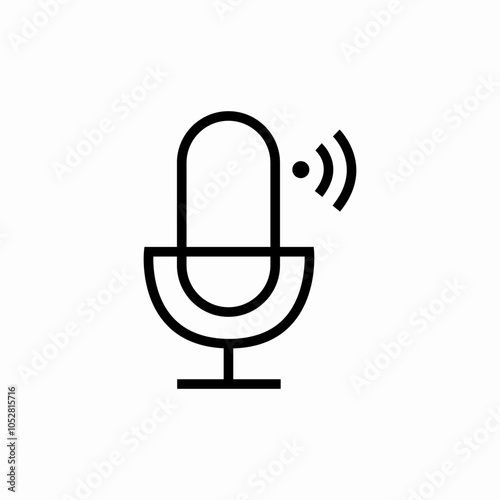 voice station wireless icon sign vector