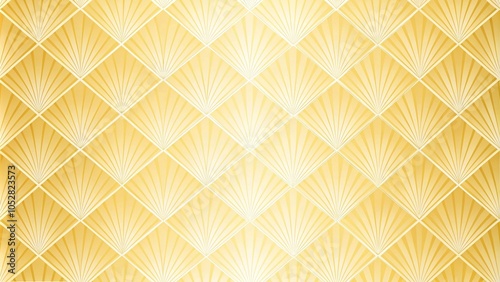 Pastel yellow gradient abstract art deco texture background