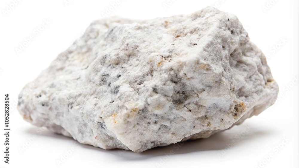 perlite rock isolated on white background