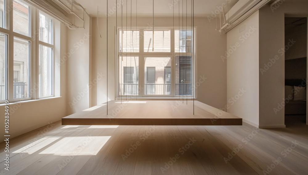 Fototapeta premium Minimalist and unique interior design in the house