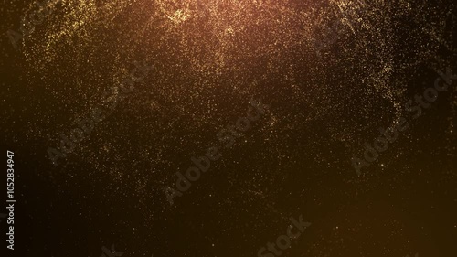 
A particle video of sparkling gold dust falling. Can be used for awards ceremony or wedding videos.