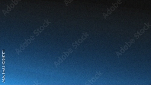 Blue grainy gradient background abstract glowing color wave black dark backdrop noise texture banner poster header design