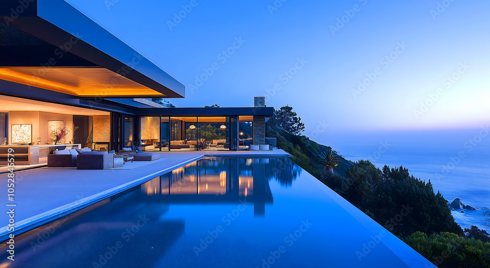 Fototapeta premium pool at night