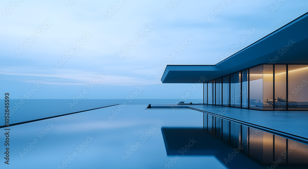 Fototapeta premium building in the sea