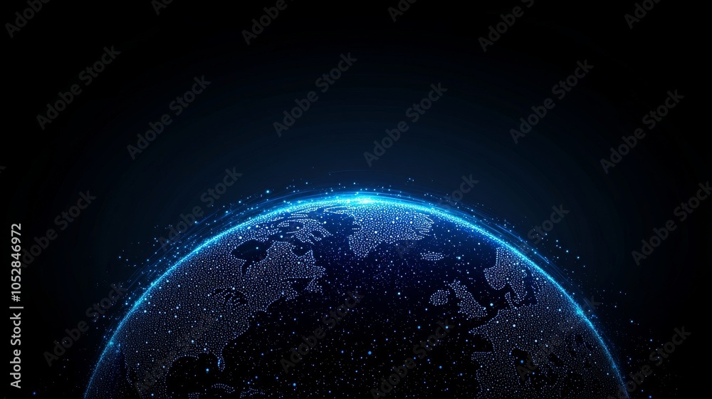 Fototapeta premium earth in space