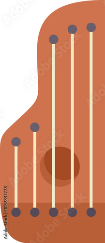 Gusli is a stringed musical instrument played by plucking the strings