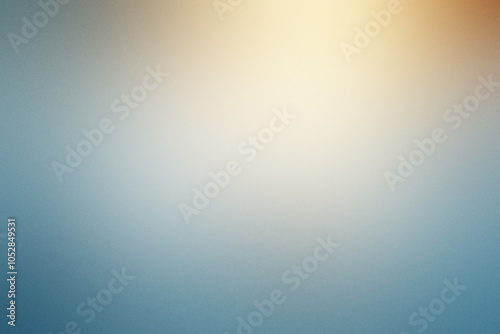 A blurry blue and white background with a yellowish tint. Noisy background with grain