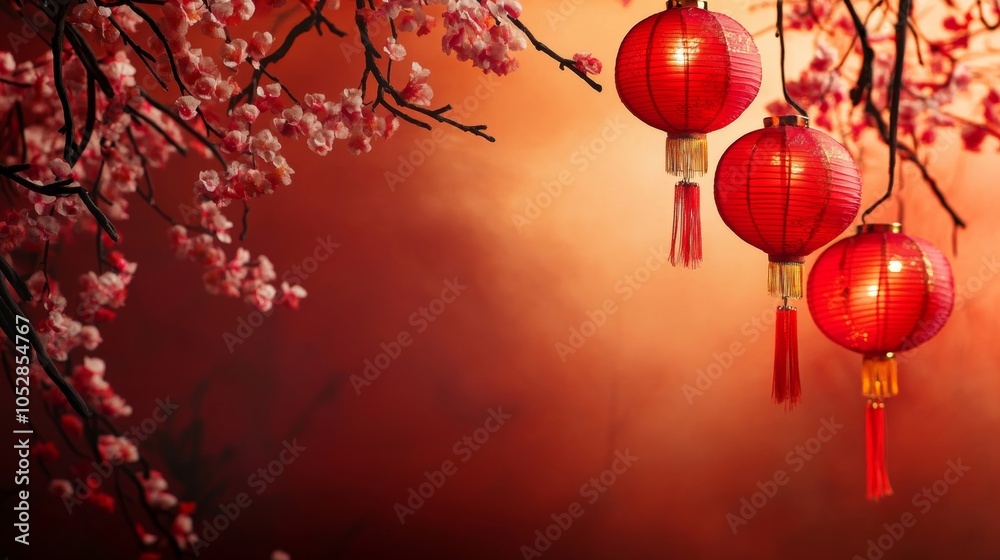 Fototapeta premium chinese new year decoration