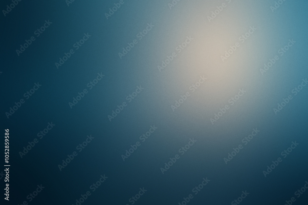 A blue background with a white spot in the middle. Noisy backdrop with grain A blue background with a white spot in the middle. Noisy backdrop with grain