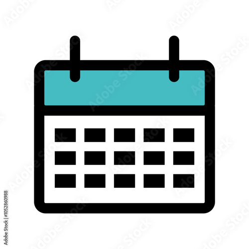 Simple calendar Icons Web graphics.