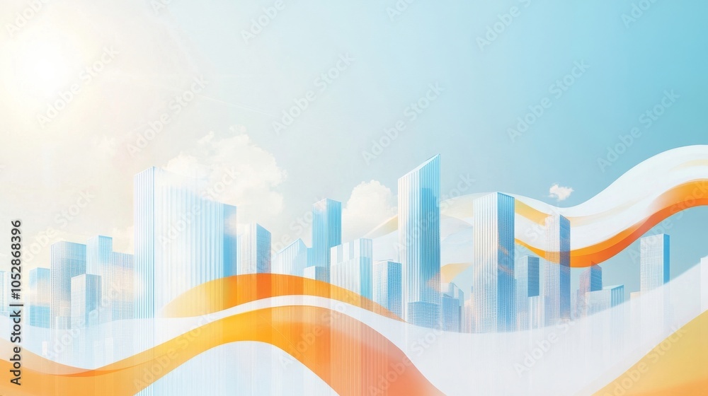 abstract city background abstract city background